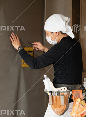 ドリルを用いた補修も行います